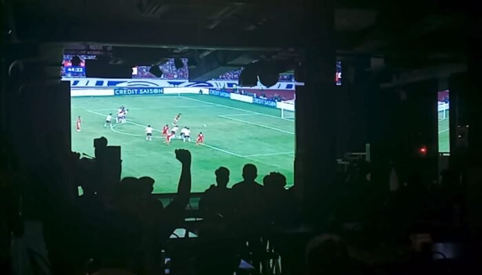 Seru.. Nobar Laga Indonesia VS China di Kenzo Live Rajawali Palembang