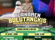 Sambut Hari Bhayangkara ke-79, Polres Musi Rawas Gelar Turnamen Bulutangkis Kapolres Cup 2025