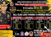 Sambut Hari Bhayangkara ke-79 Lomba Burung Berkicau Kapolres Musi Rawas Cup 