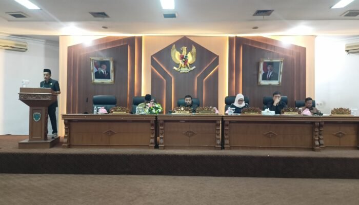 DPRD Batanghari Bahas Respons Fraksi terhadap Rancangan Perda RTRW dalam Rapat Paripurna