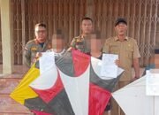 Satpol PP Kapuas Hulu Lakukan Penertiban Layangan
