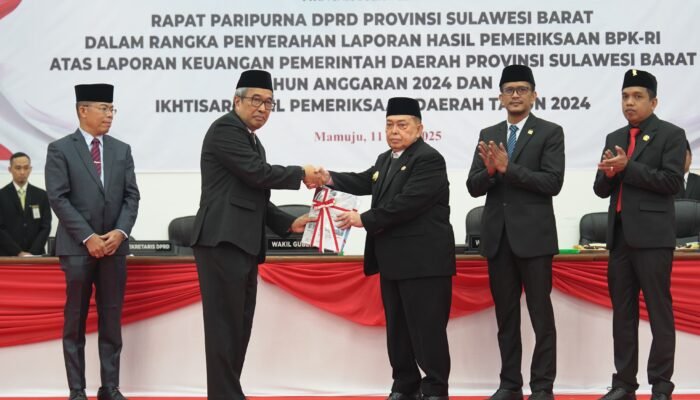 11 Tahun Berturut – Turut Pemprov Sulbar Raih WTP 