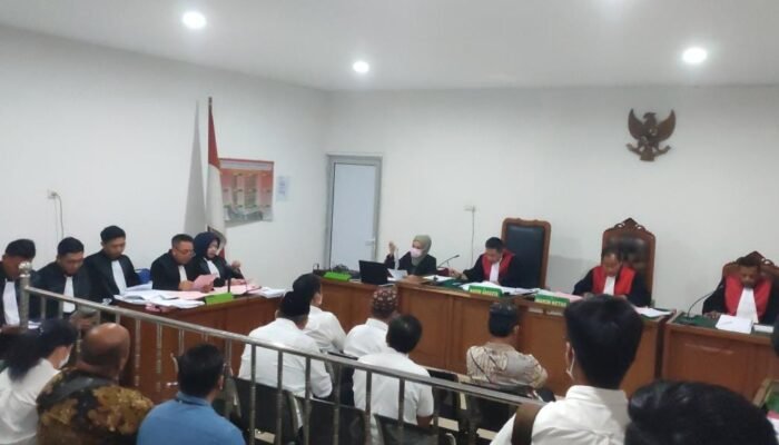 Sidang Korupsi Penerbitan SPH izin Perkebunan Kelapa Sawit di Kabupaten Musi Rawas 5 Terdakwa Didakwa Pasal Berlapis