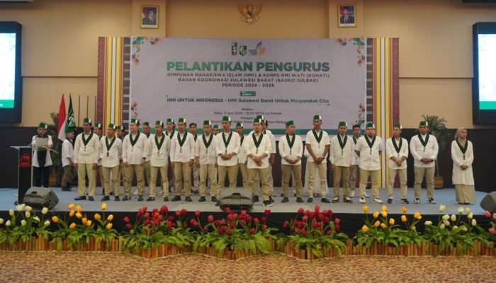 Pelantikan Badko HMI Sulbar Periode 2024-2026, Peristiwa Bersejarah Bagi HMI di Sulbar