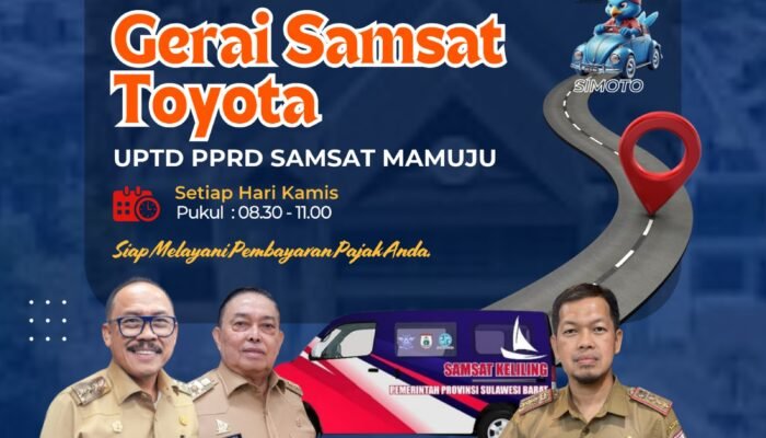Bayar Pajak Kendaraan, BPKPD Sulbar Hadirkan Layanan Gerai Samsat Setiap Hari Kamis