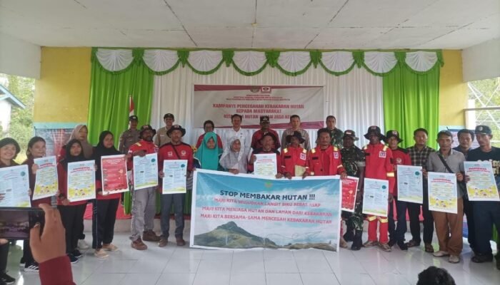 Kapolsek Bomberay Hadiri Kampanye Penanggulangan Kebakaran Hutan dan Lahan