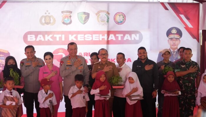 Jelang HUT Bhayangkara ke 79, Gubernur Suhardi Duka Apresiasi Bakti Kesehatan Polda Sulbar