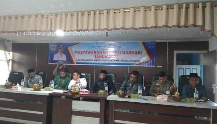 Tiga Anggota DPRD Ikuti Musnag Nagari Lawang Mandahiling