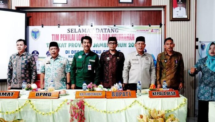 Bupati Batang Hari Hadiri Penilaian Lomba Desa dan Kelurahan Tingkat Provinsi Jambi Tahun 2025