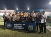 Jurnalis Sergai Raih Juara 3 di Turnamen Mini Soccer Piala Gubernur Sumut