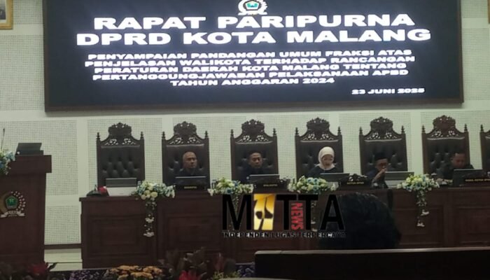Fraksi DPRD Kota Malang Berikan Catatan Penting Terkait Ranperda Pertanggungjawaban APBD TA 2024