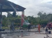 Kebakaran Mobil di SPBU Tekudak Kapuas Hulu, Pemilik Alami Luka Bakar dan Kerugian Besar