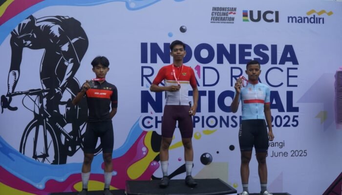 Harumkan Sulbar, Muhammad Yahya Usman Raih Medali Emas di Kejurnas Balap Sepeda 2025 Jatim