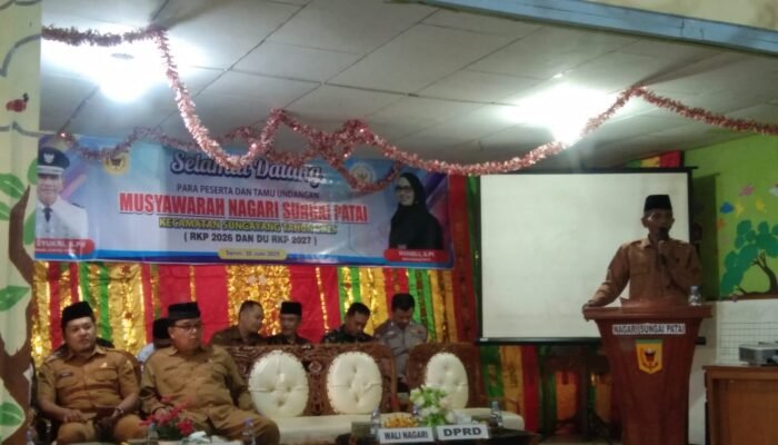 Nagari Sungai Patai Kecewa Penyusunan RKP 2026 Tak Ada Anggota DPRD