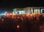 Tiga Etnis di Kapuas Hulu Gelar Pawai Obor