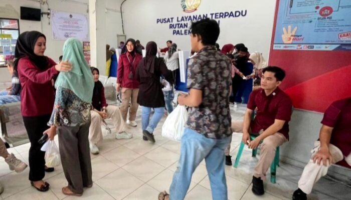 Ini Suasana Kunjungan di Rutan Kelas I Palembang Saat Moment Lebaran Idul Adha