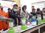 Satresnarkoba Polrestabes Palembang Musnahkan 4 Kg Sabu dan 2400 Butir Ekstasi