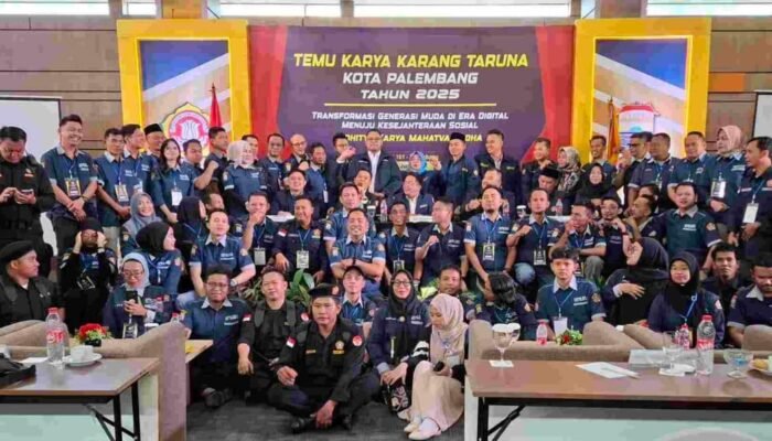 Terpilih secara Aklamasi, Ahmad Catur Nugraha Resmi Nahkodai Karang Taruna Kota Palembang Periode 2025–2030