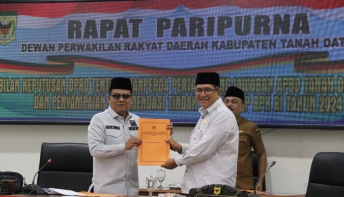 Ranperda Pertanggungjawaban APBD 2024 Disetujui 8 Fraksi Di Paripurna DPRD