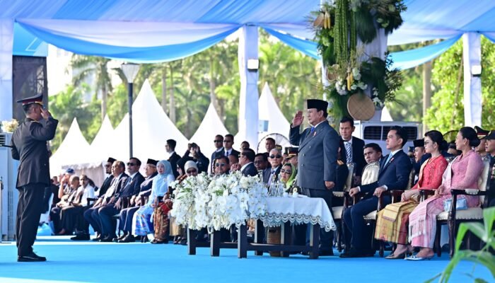 HUT Bhayangkara Polri ke-79, Presiden Prabowo Pimpin Upacara di Monas