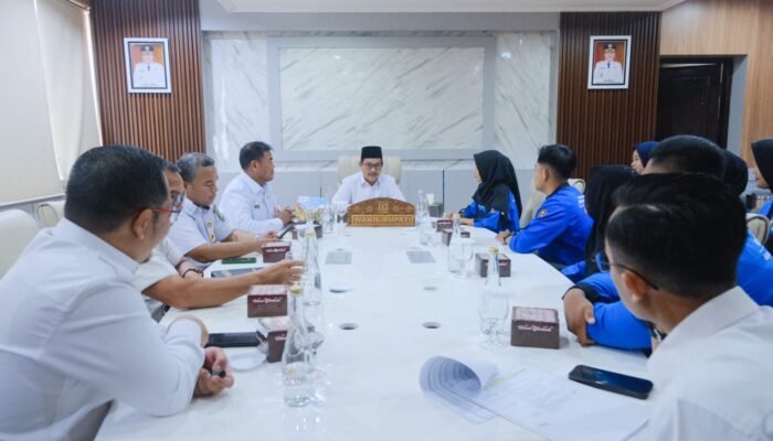 Wakil Bupati Muba Rohman Terima Audiensi Forum Osis Muba