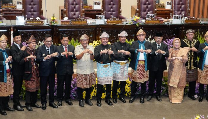Hadir di Hari Jadi Provinsi Sumsel, Bupati H M Toha Siap Bersinergi Wujudkan Sumsel Maju Terus untuk Semua