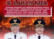 Bupati H M Toha Ingatkan Camat /Lurah/Kades dan Masyarakat Muba untuk Siaga Cegah Karhutbunlah