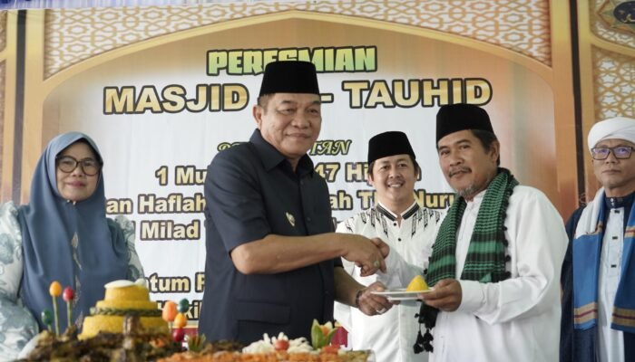 Bupati Muba Resmikan Masjid At-Tauhid dan Peringati 1 Muharram serta Milad ke-16 TPA Nurul Ilmi Desa Sungai Angit
