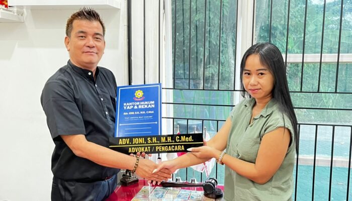 Bella Nurma Cintya Teken MoU Dengan Kantor Hukum Joni YAP SH MH C Med