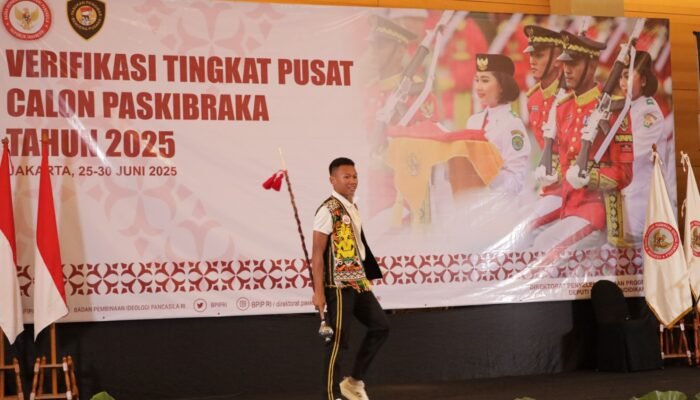 Putra Anggota Sat Tahti Polres Kapuas Hulu Lolos Paskibraka Nasional 2025