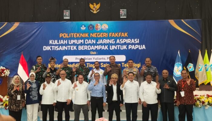 Mendiktisaintek RI Resmikan Gedung Tefa Polinef