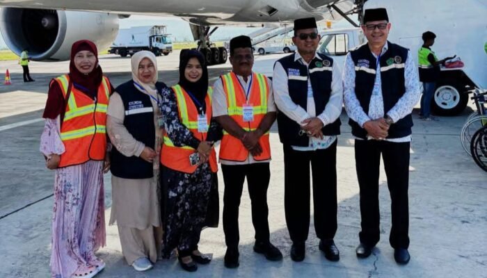 Wakil Bupati Aceh Tamiang Sambut Kepulangan Jamaah Haji