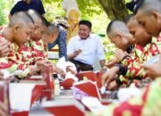 Di Tengah Agenda Padat, Gubernur Herman Deru Sambangi Retret Laskar Pandu Satria