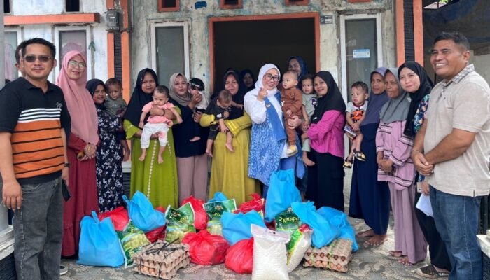 Bupati Mamuju, Sutinah Suhardi Kunjungi Anak Asuh Stunting di Desa Salletto