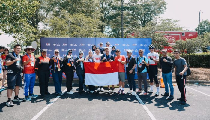 Polisi Sumsel Kibarkan Merah Putih di Alabama, Raih Prestasi Gemilang Medali di Ajang WPFG 2025