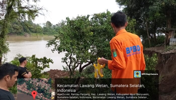 Tim Pemkab Muba Lakukan Kaji Cepat Longsor di Rantau Panjang