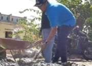 Wabup Sergai Turun Tangan Gotong Royong di Dusun Mangga, Warga Antusias