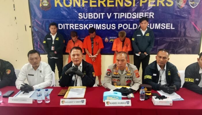 Tiga Penjual Video Porno dan VCS Ditangkap Polda Sumsel