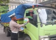 OPS Patuh Mansinam, Satlantas Polres Fakfak Sosialisasi Tertib Berlalu Lintas