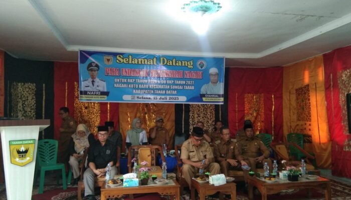 Mengacu Dengan Permendes, Nagari Koto Baru Susun RKP 2026 dan DURKP 2027