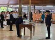 Pelantikan dan Pengambilan Sumpah Janji Jabatan di Lingkungan Pemkab Tulungagung, Bupati Gatut Sunu: Tidak Ada Jual Beli Jabatan !