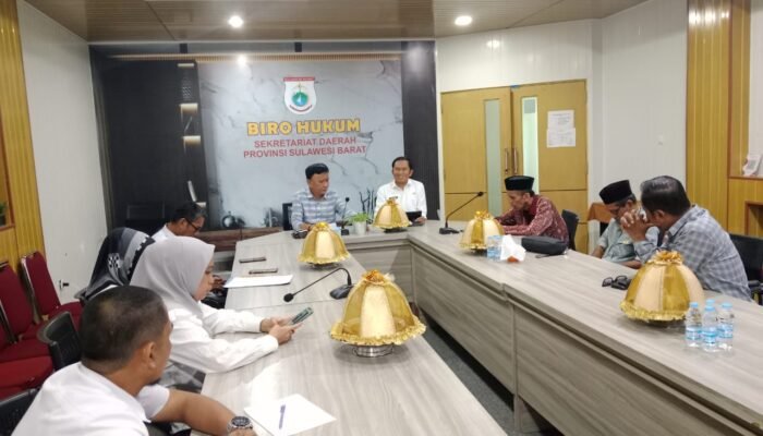 BiroHukum Setda Sulbar Terima Konsultasi Bapemperda DPRD Polewali Mandar