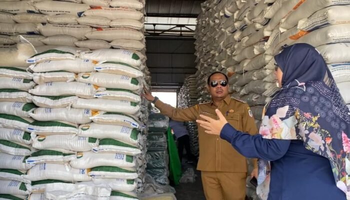 Cek Ketersediaan Cadangan Pangan di Gudang Bulog, Kadistan Kapuas Hulu Pastikan Mencukupi