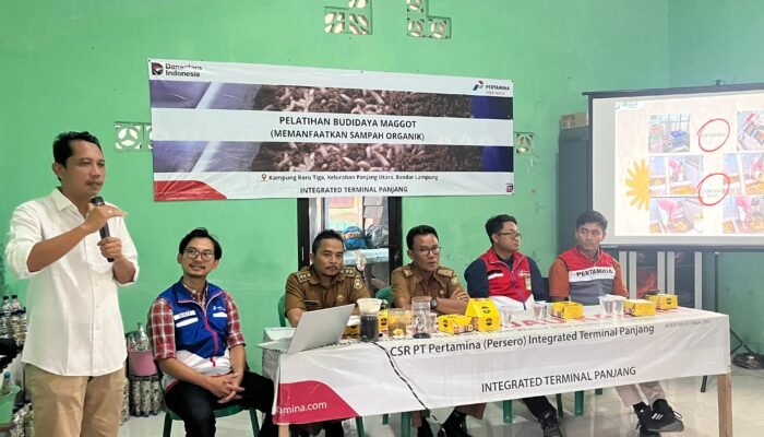 Hadirkan Solusi Inovatif! Pertamina Resmikan Rumah Maggot dan Gelar Pelatihan Budidaya di Bandar Lampung