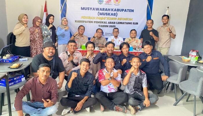 Sah, Ahmad Jhoni Terpilih Sebagai Ketua FPTI Kabupaten PALI