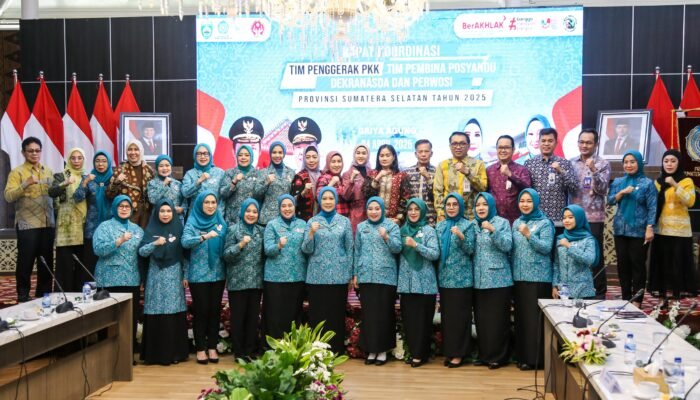 Ikuti Rakor di Griya Agung, TP PKK Hj Patimah Toha Siap Sinergi Untuk Menyelaraskan Program Kerja