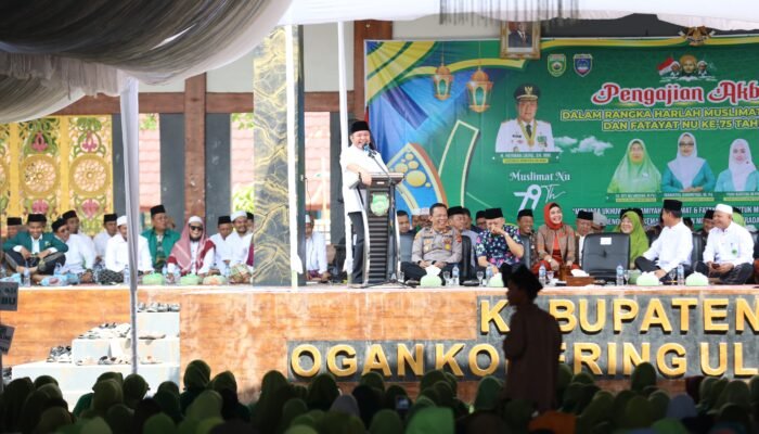 Peringatan Harlah Muslimat dan Fatayat NU, Gubernur Deru Titip Pesan Syukur dan Sabar