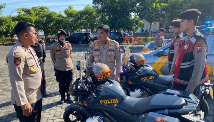 Puslitbang Polri Tinjau Kendaraan Dinas Operasional di Polresta Sidoarjo