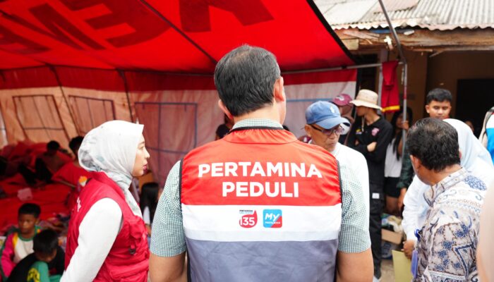 Pertamina Salurkan Bantuan Kemanusiaan untuk Korban Kebakaran Kelurahan 1 Ulu Palembang