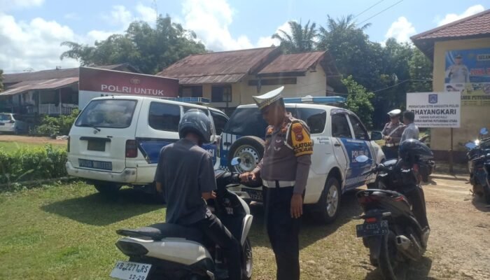 Operasi Patuh Kapuas Tuntas Dilaksanakan Satlantas Polres Kapuas Hulu